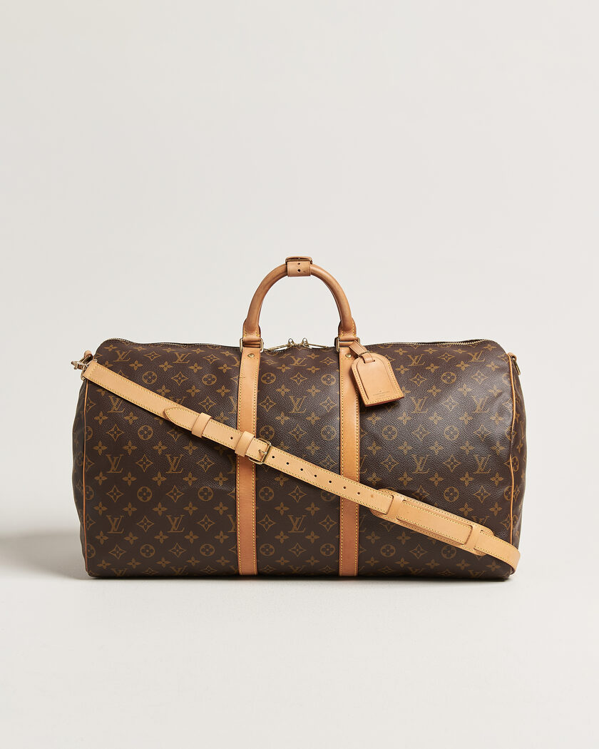 Louis Vuitton Pre-Owned Keepall Bandouliére 55 Monogram – Marrón