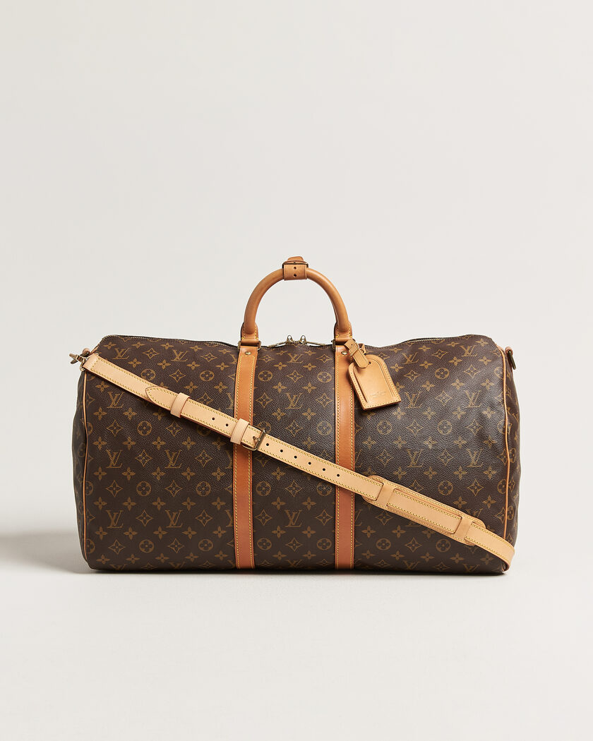 Louis Vuitton Pre-Owned Keepall Bandouliére 55 Monogram – Marrón
