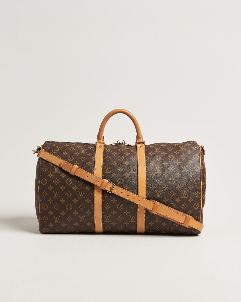 Louis Vuitton Pre-Owned Keepall 50 Bandoulière Monogram – Marrón