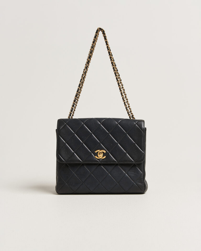 Chanel Pre-Owned Single Flap Bag Lambskin Black – Negro