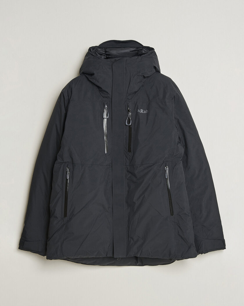 Rab Batura Waterproof Down Jacket Black – Negro