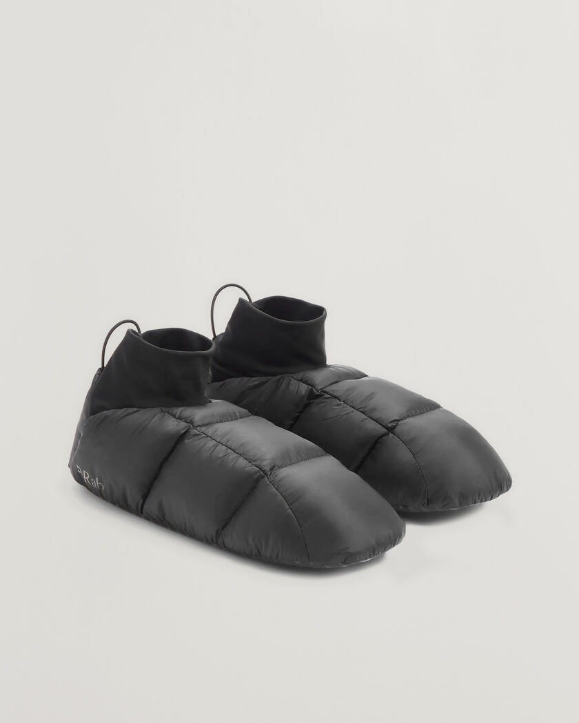 Rab Microlight Hut Slippers Black – Negro