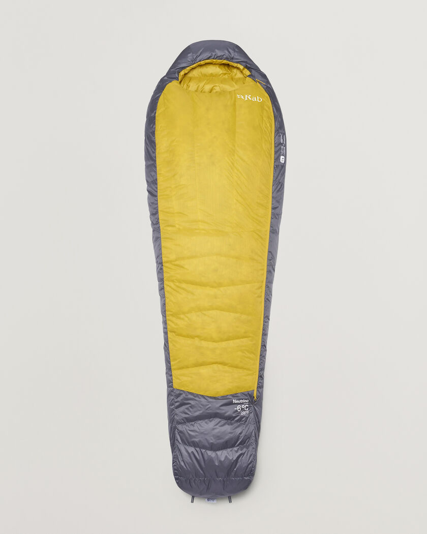 Rab Neutrino -6C Sleeping Bag Long Graphene/Dark Pollen – Multicolor