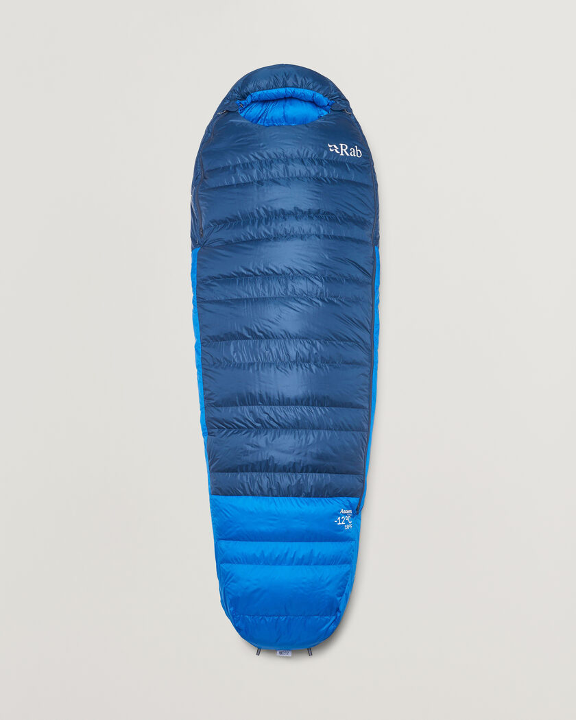 Rab Ascent -12 Sleeping Bag Regular Tempest Blue/Maya Blue – Azul