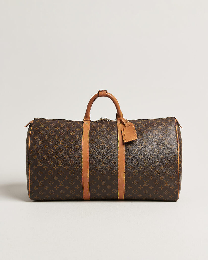  Louis Vuitton Pre-Owned Keepall 55 Monogram – Marrón