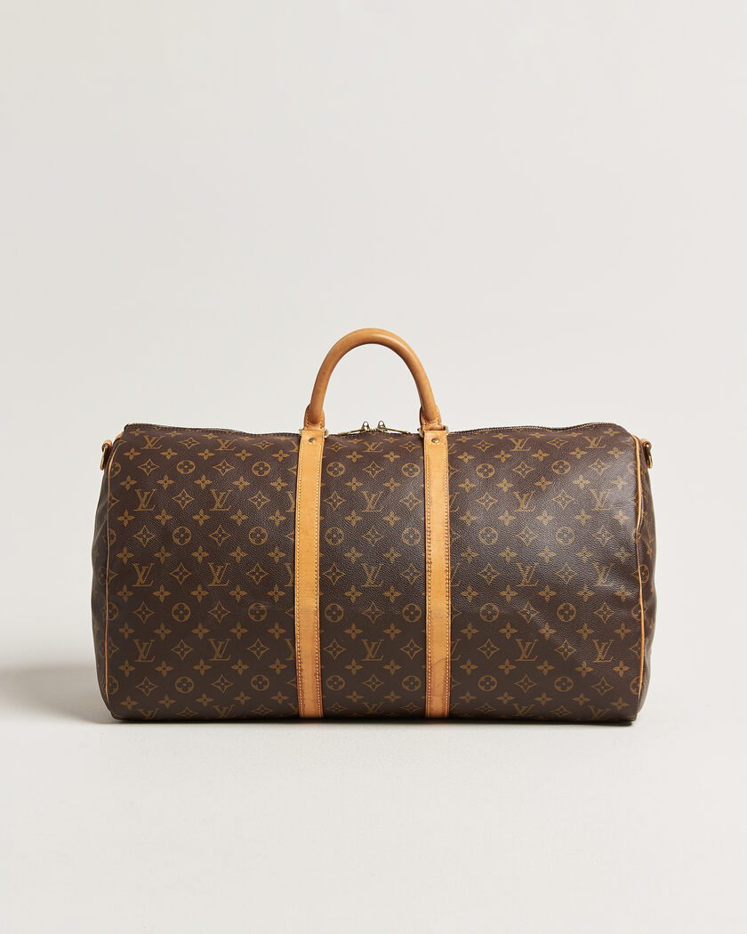 Louis Vuitton Pre-Owned Keepall 55 Bandouliére Monogram – Marrón