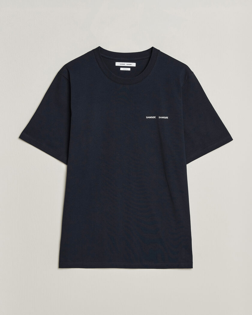 Samsøe Samsøe Thomas Cotton T-Shirt Salute Navy – Azul