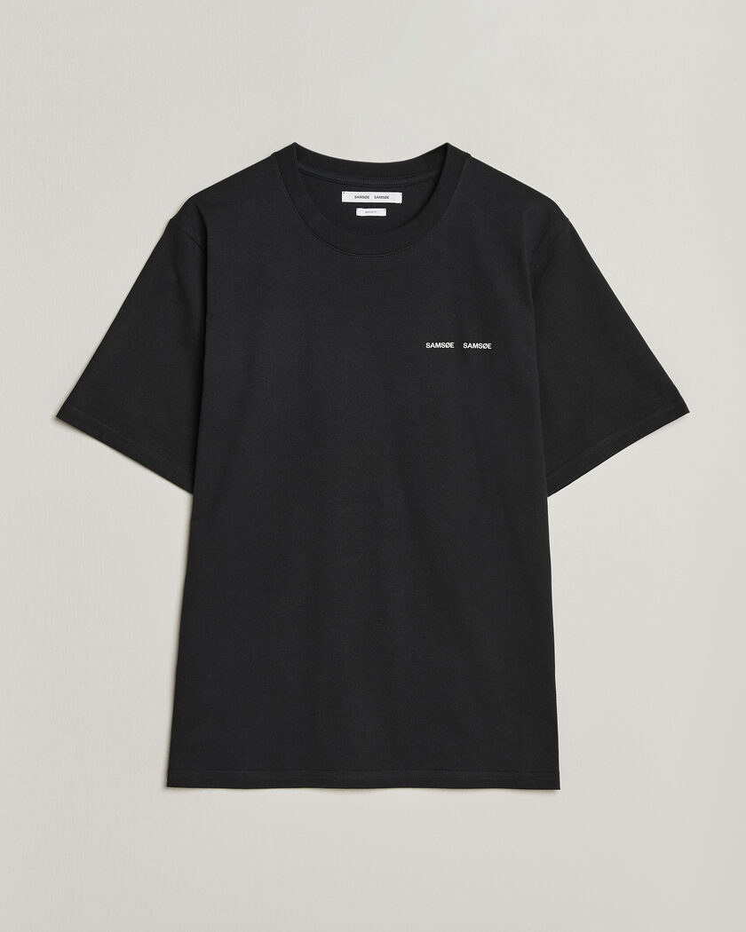 Samsøe Samsøe Thomas Cotton T-Shirt Black – Negro