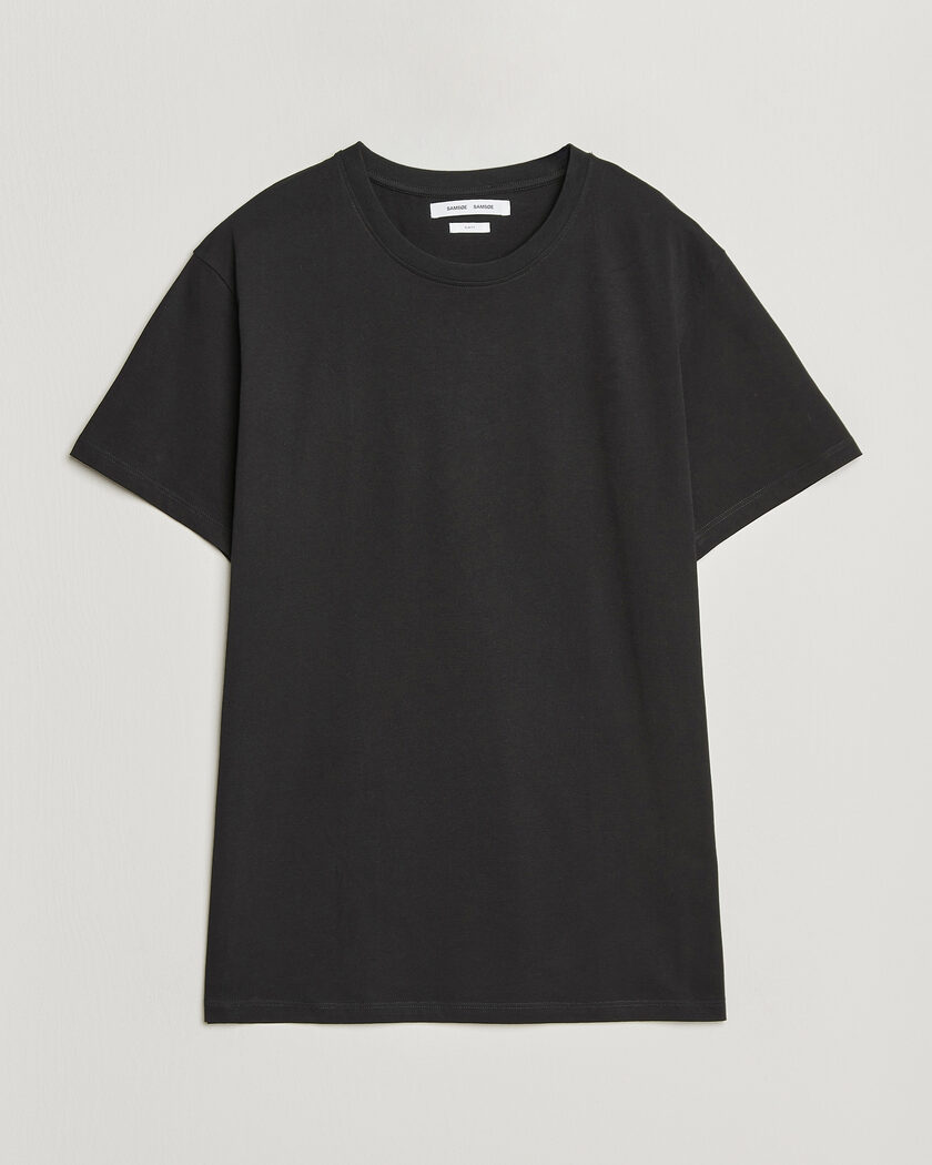 Samsøe Samsøe Kronos Cotton T-Shirt Black – Negro