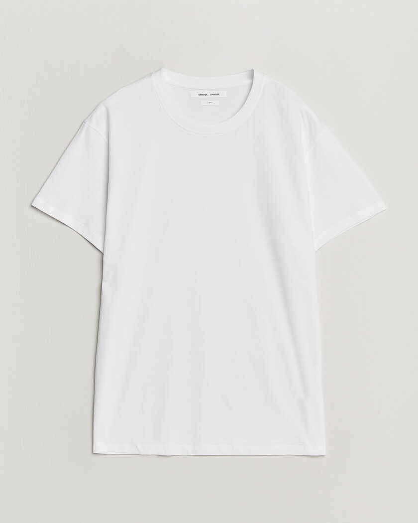 Samsøe Samsøe Kronos Cotton T-Shirt White – Blanco