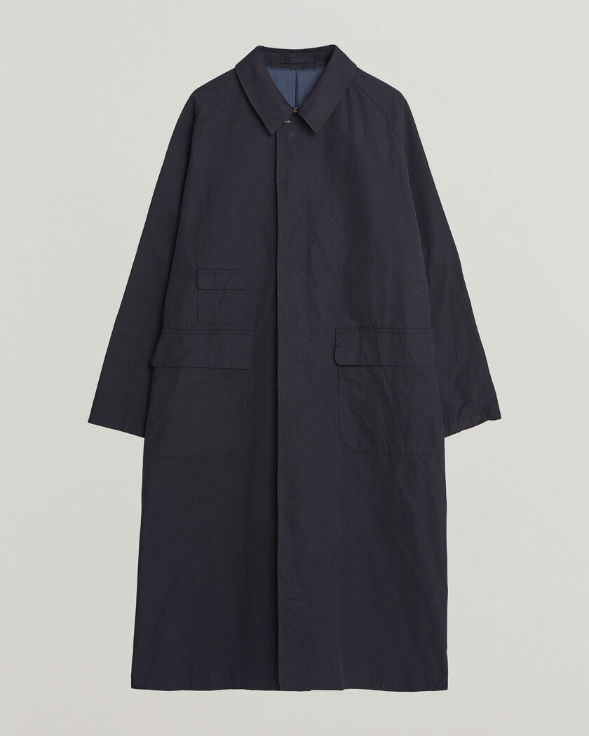 BEAMS PLUS Oxford Over Coat Navy – Azul