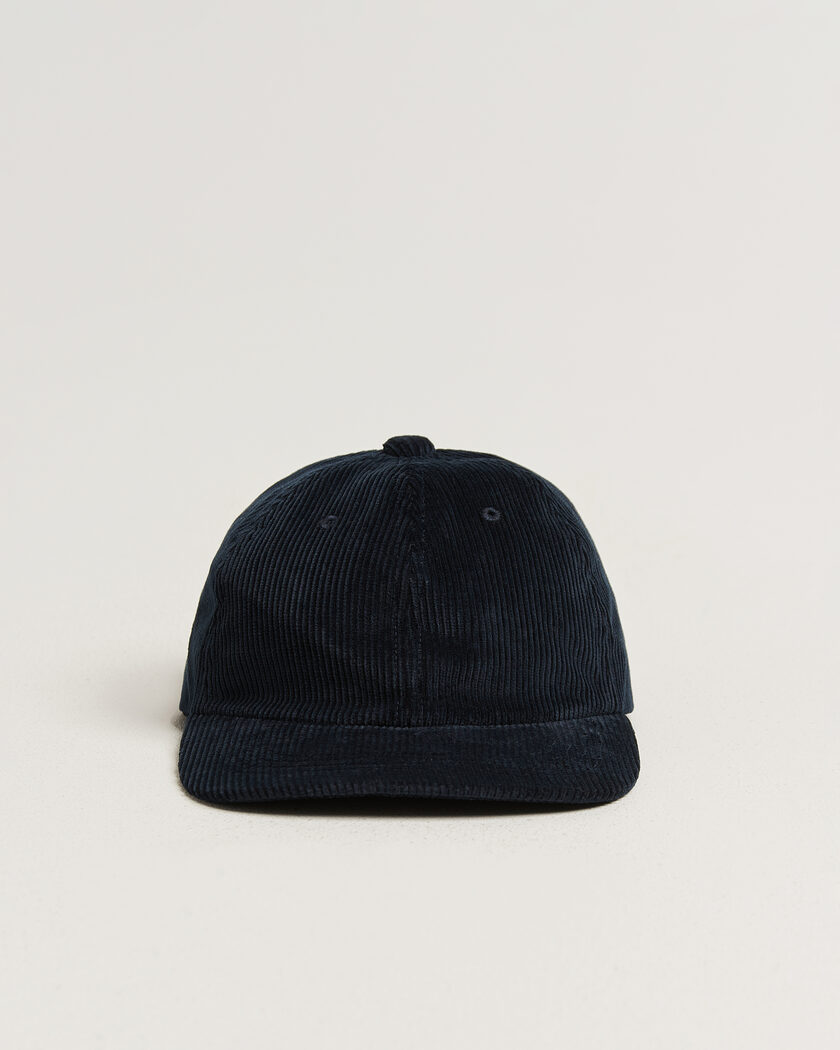 BEAMS PLUS 6 Panel Corduroy Cap Navy – Azul