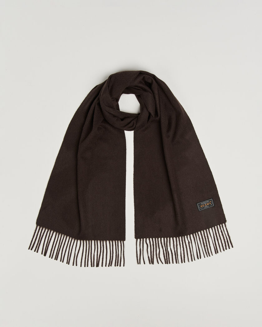 BEAMS PLUS Cashmere Scarf Dark Brown – Marrón