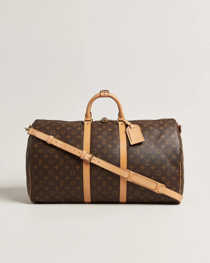 Louis Vuitton Pre-Owned Keepall Bandouliére 55 Monogram – Marrón