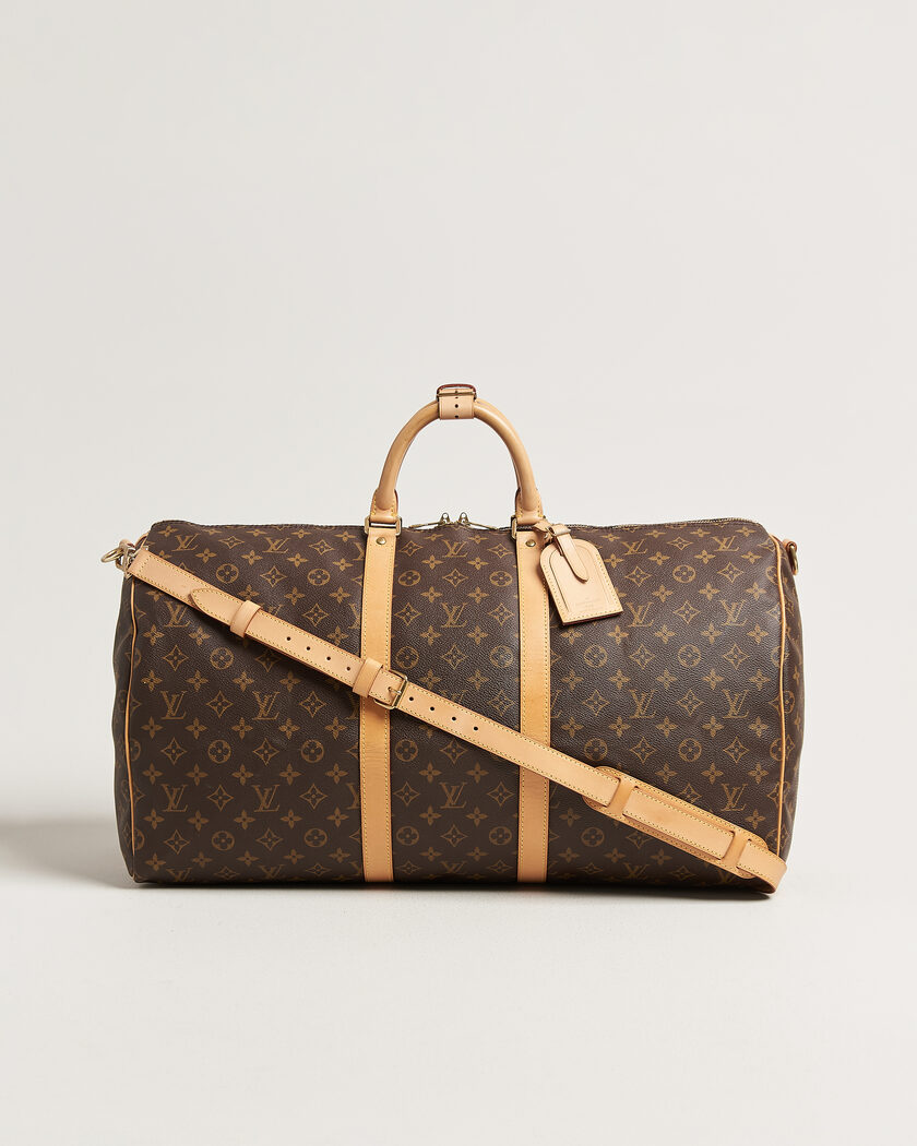 Louis Vuitton Pre-Owned Keepall Bandouliére 55 Monogram – Marrón