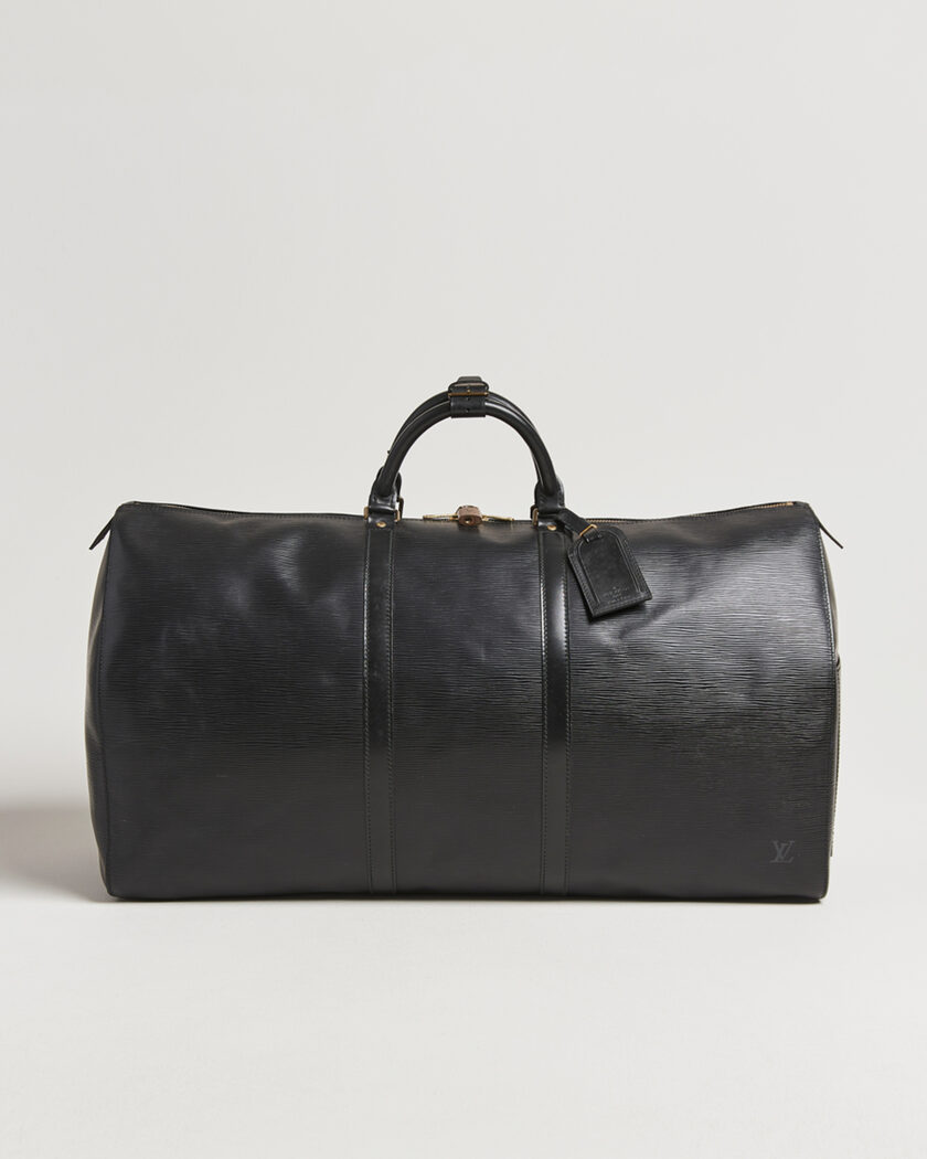 Louis Vuitton Pre-Owned Keepall 60 Epi Leather Black – Negro