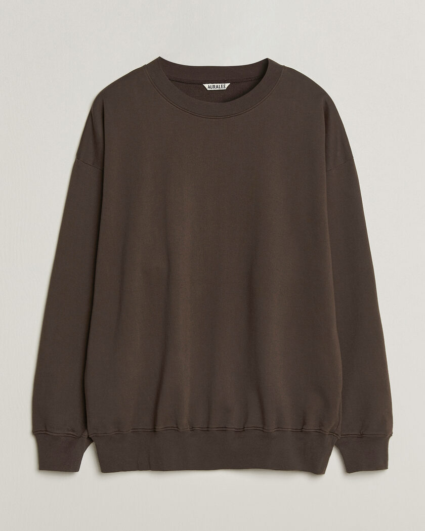 Auralee Super High Gauge Sweat Pullover Dark Brown – Marrón
