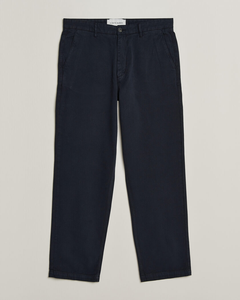 A Day's March Redwood Cotton Chinos Navy – Azul