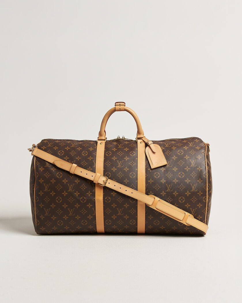 Louis Vuitton Pre-Owned Keepall 55 Bandoulière Monogram – Marrón