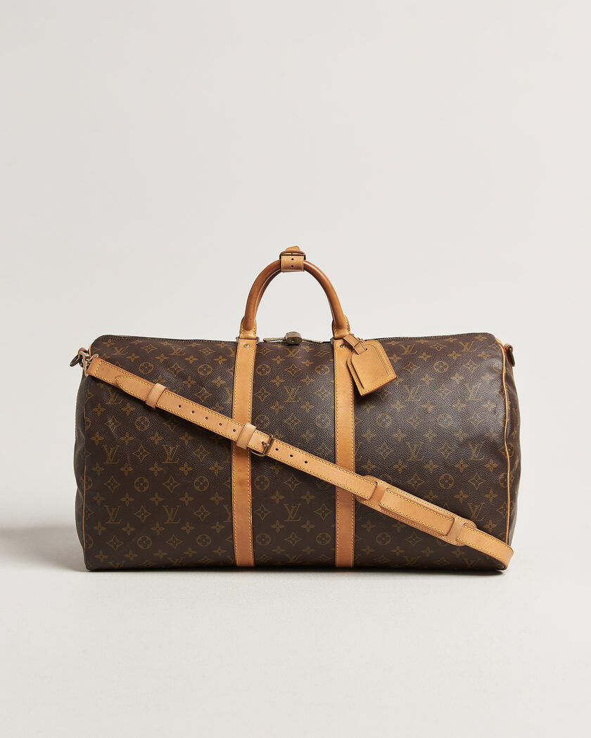 Louis Vuitton Pre-Owned Keepall 55 Bandoulière Monogram – Marrón