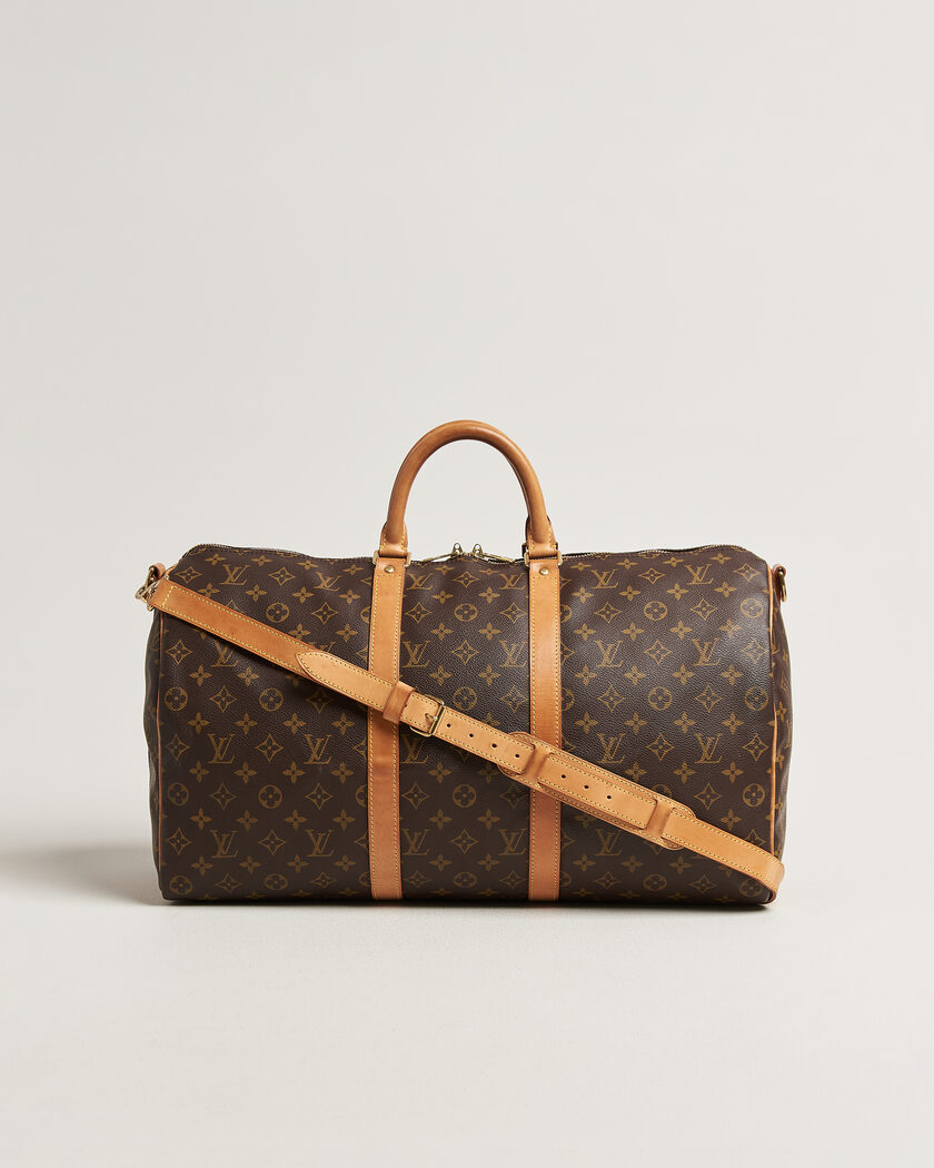 Louis Vuitton Pre-Owned Keepall 50 Bandoulière Monogram – Marrón