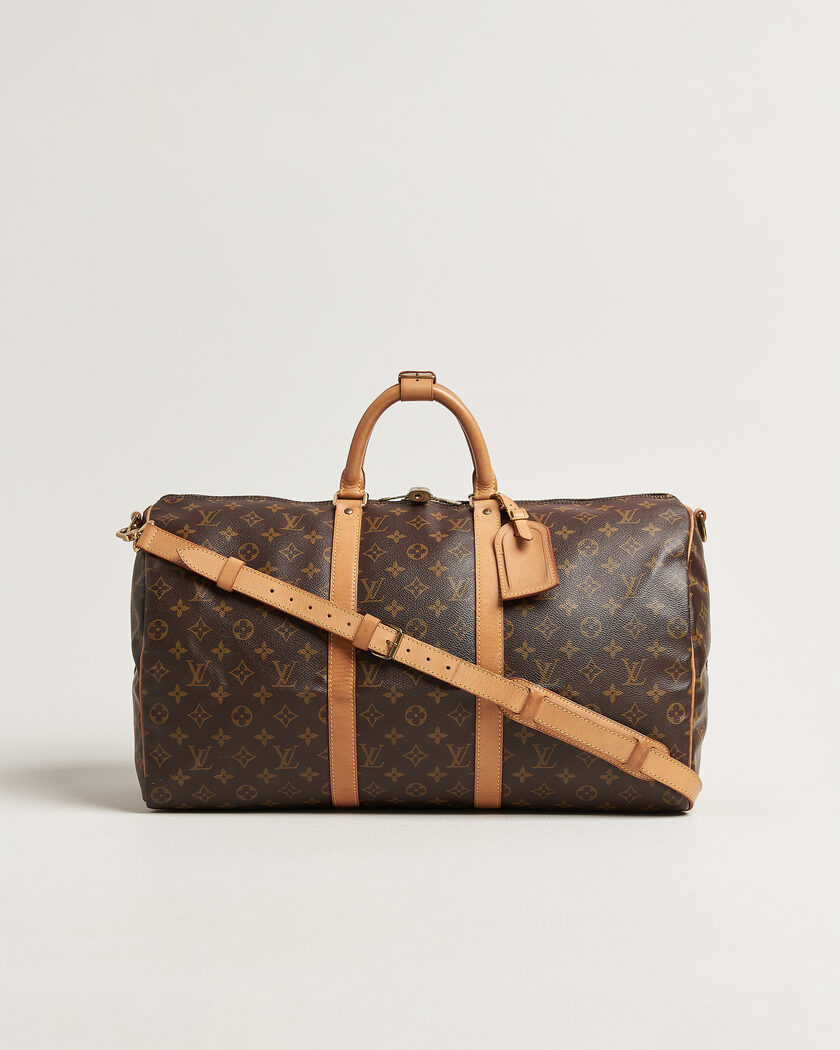 Louis Vuitton Pre-Owned Keepall 50 Bandoulière Monogram – Marrón