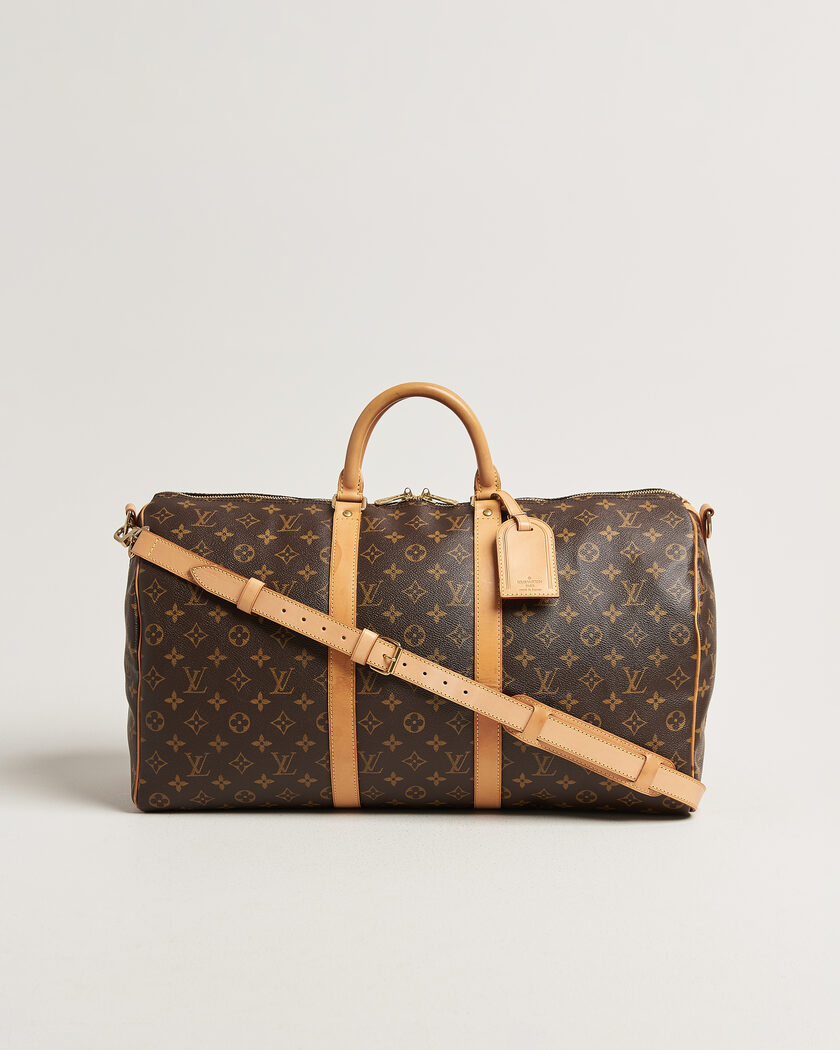Louis Vuitton Pre-Owned Keepall 50 Bandoulière Monogram – Marrón