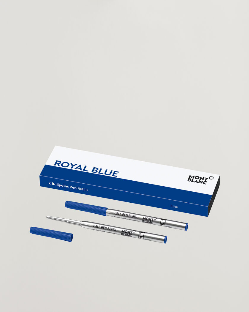 Montblanc 2 Ballpoint Pen Refill Fine Royal Blue – Azul