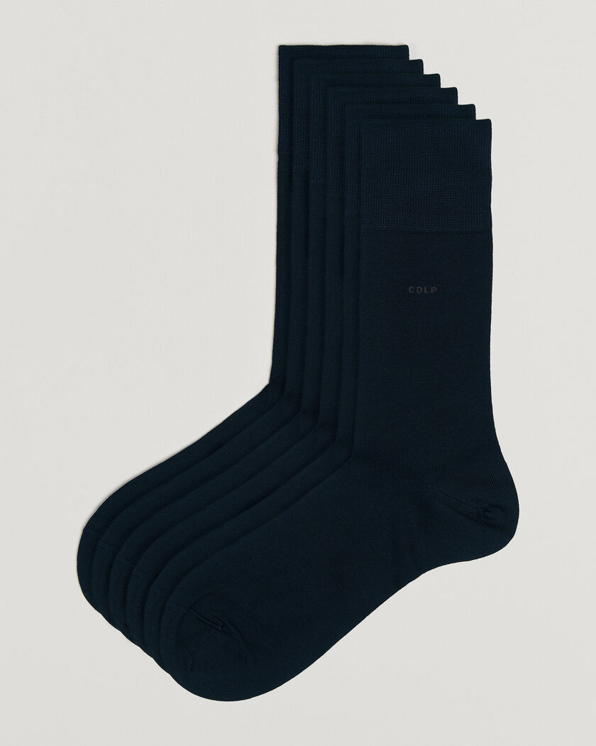 CDLP 6-Pack Mid Length Socks Dark Navy – Azul