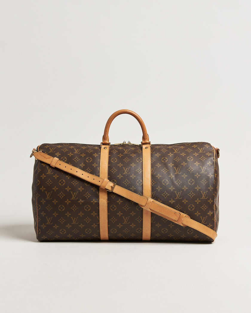 Louis Vuitton Pre-Owned Keepall Bandouliére 55 Monogram – Marrón