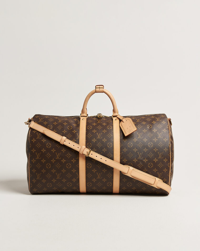 Louis Vuitton Pre-Owned Keepall Bandouliére 55 Monogram – Marrón