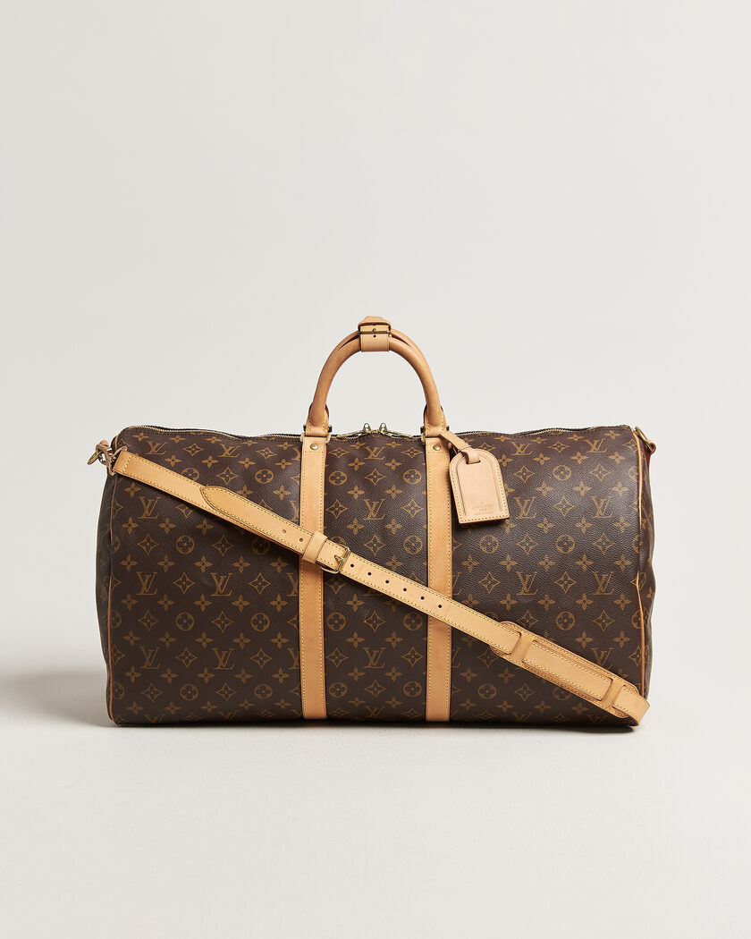 Louis Vuitton Pre-Owned Keepall Bandouliére 55 Monogram – Marrón