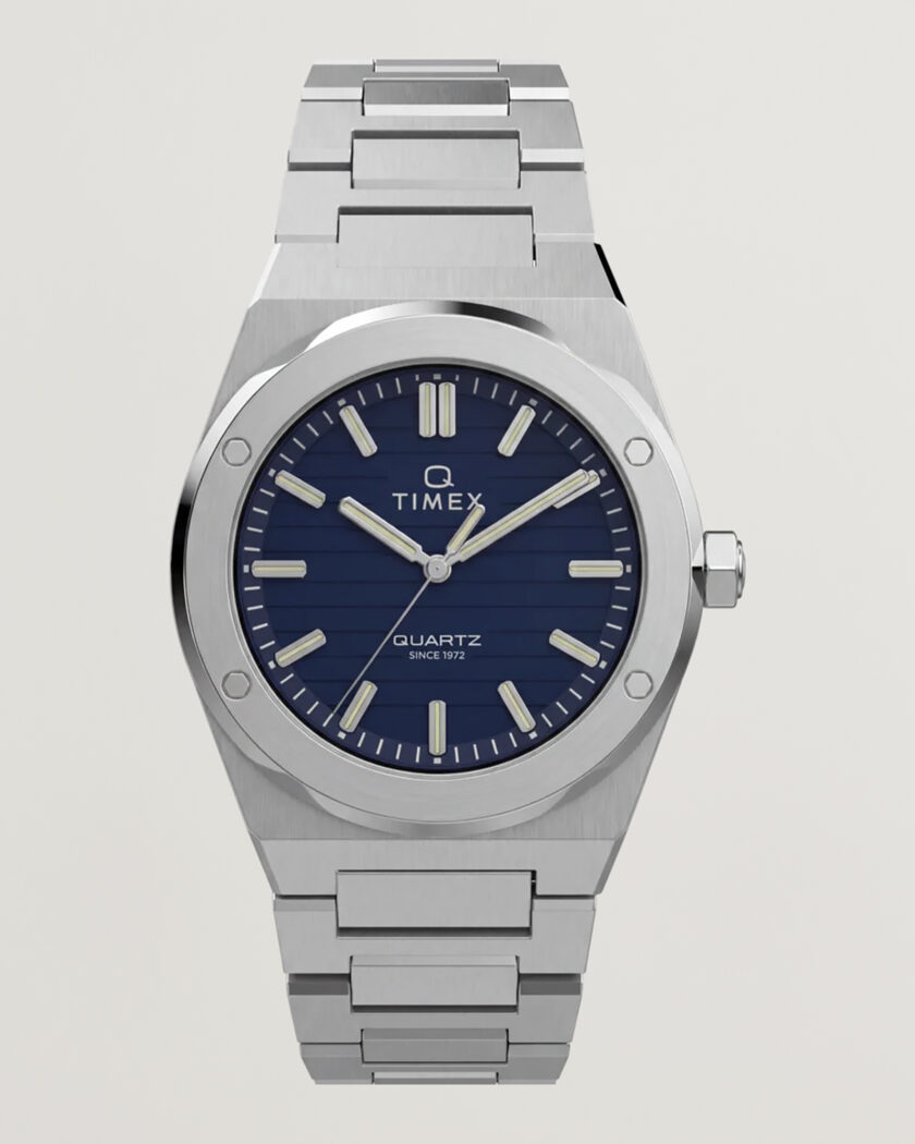 Timex Q Marbella Quartz Stainless Steel 40,5mm Blue Dial – Azul