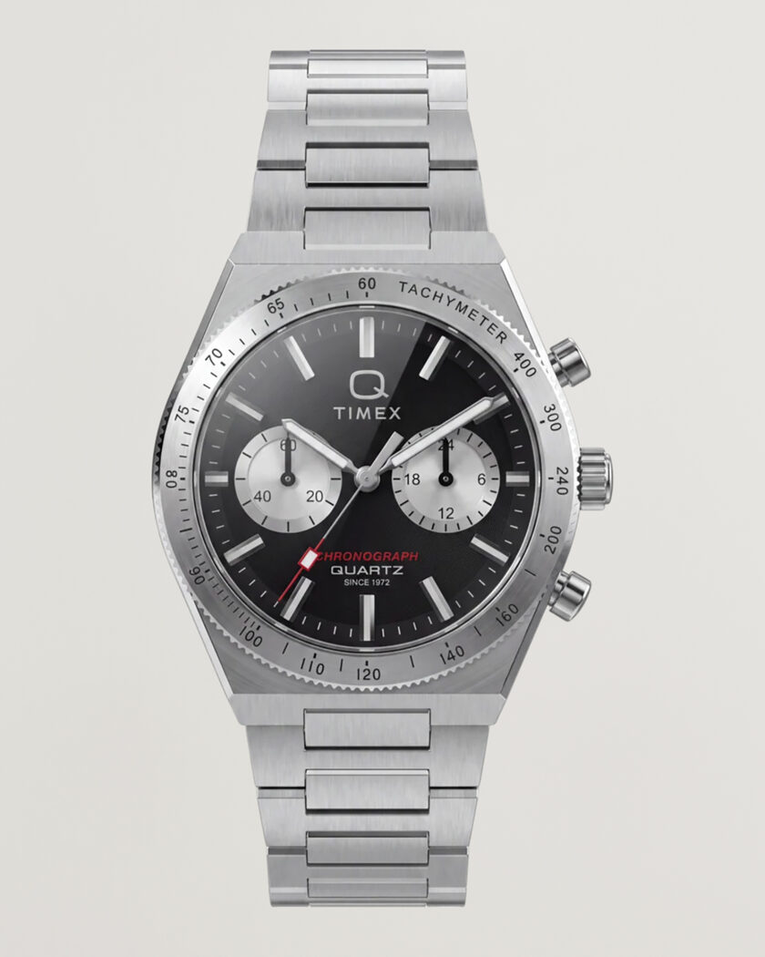 Timex Q Continental Chronograph 36mm Black Dial – Negro
