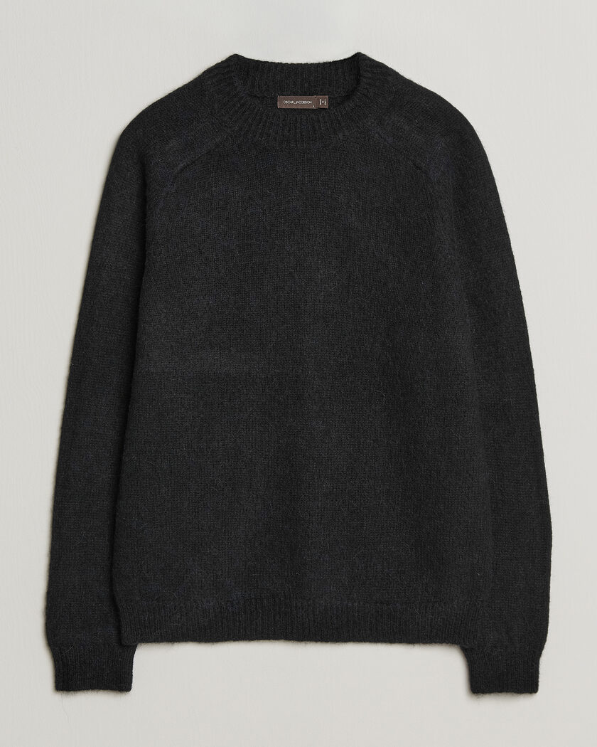 Oscar Jacobson Andie Alpacka/Merino Knitted Sweater Black – Negro
