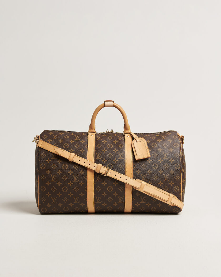 Louis Vuitton Pre-Owned Keepall 50 Bandoulière Monogram – Marrón