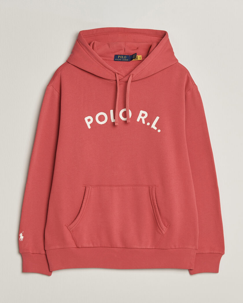 Polo Ralph Lauren Cotton Chest Logo Hood Nantucket Red – Rojo