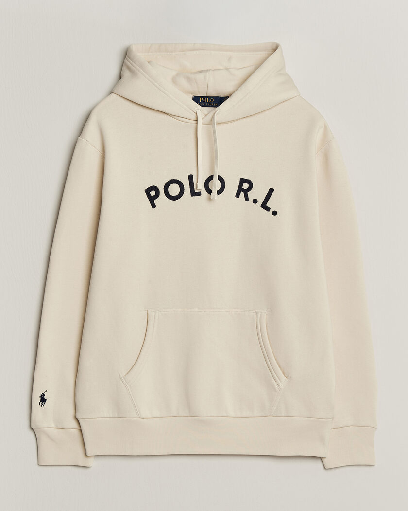 Polo Ralph Lauren Cotton Chest Logo Hood Andover Cream – Blanco