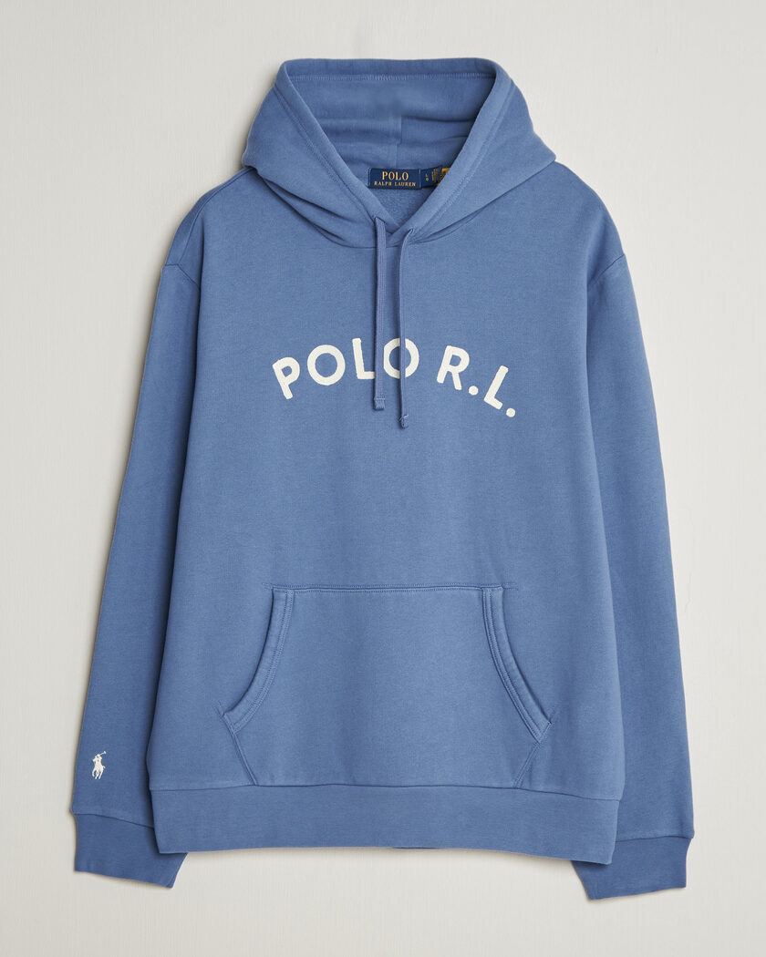 Polo Ralph Lauren Cotton Chest Logo Hood Carson Blue – Azul