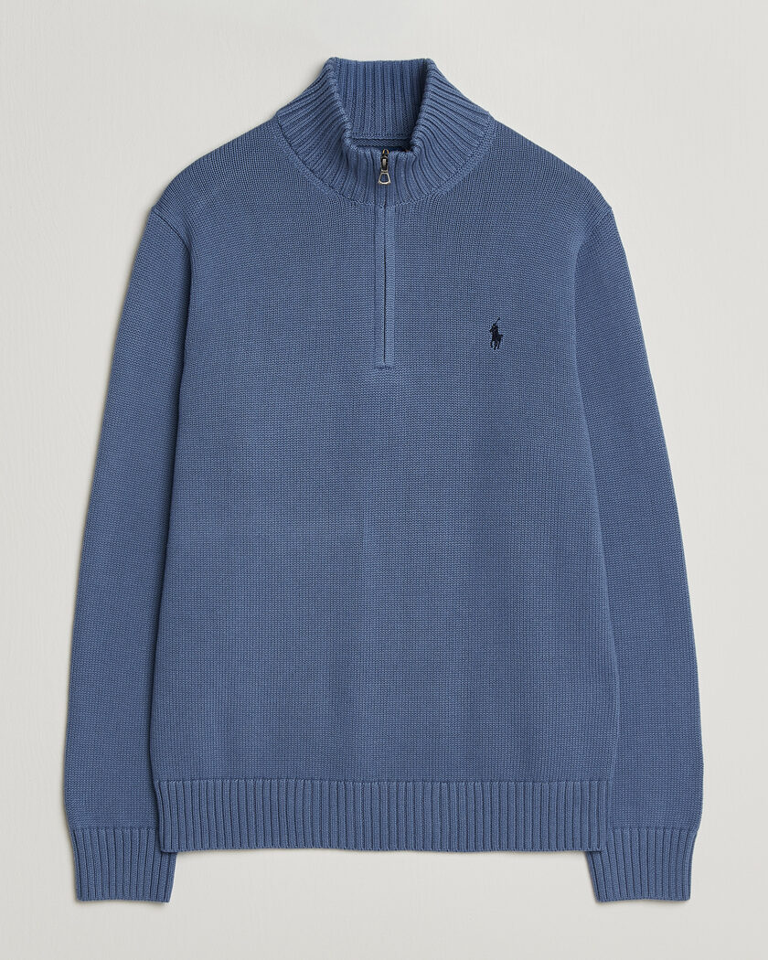 Polo Ralph Lauren Cotton Half Zip Carson Blue – Azul