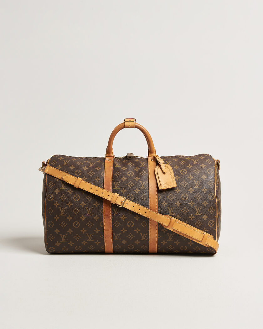 Louis Vuitton Pre-Owned Keepall 50 Bandoulière Monogram – Marrón