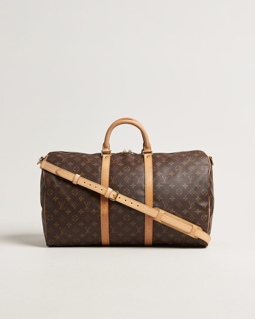 Louis Vuitton Pre-Owned Keepall 50 Bandoulière Monogram – Marrón
