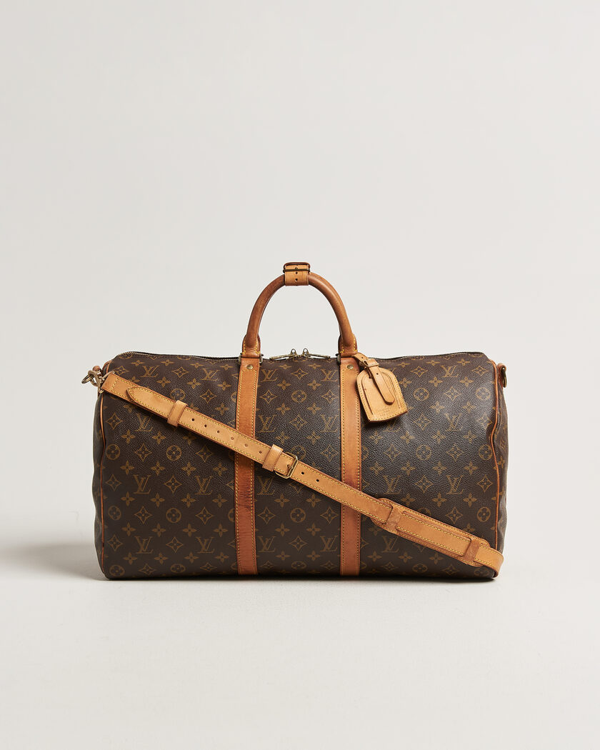Louis Vuitton Pre-Owned Keepall 50 Bandoulière Monogram – Marrón