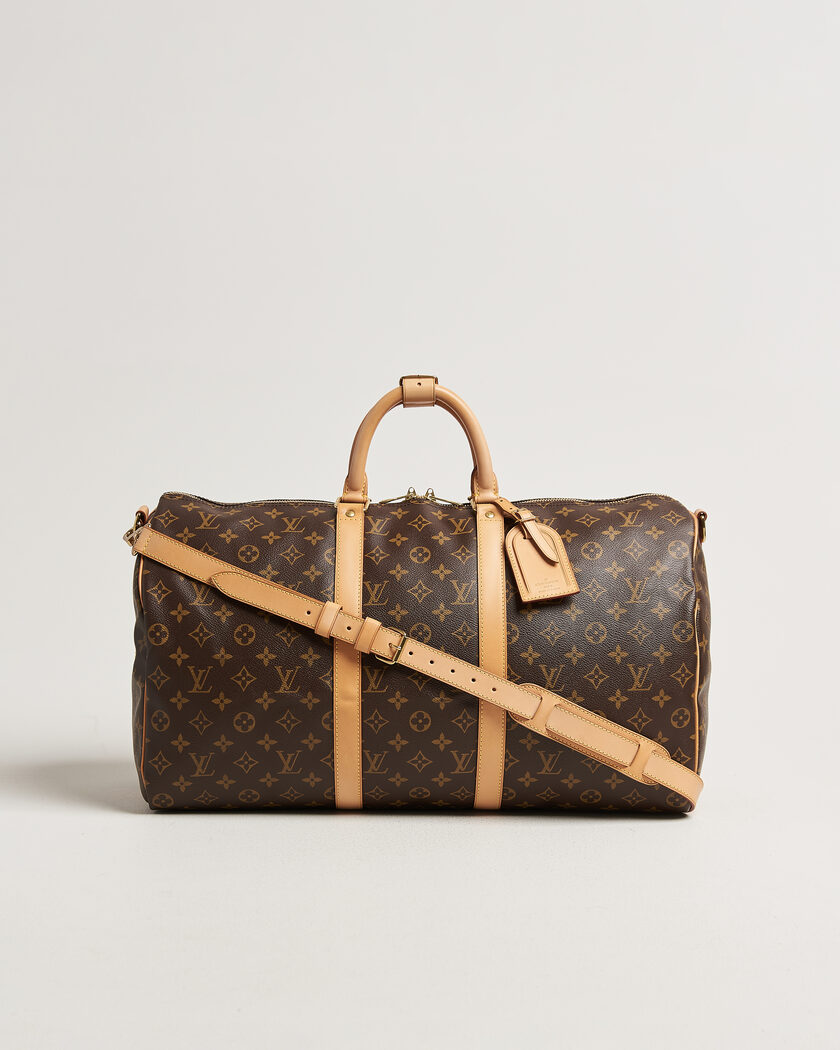 Louis Vuitton Pre-Owned Keepall 50 Bandoulière Monogram – Marrón