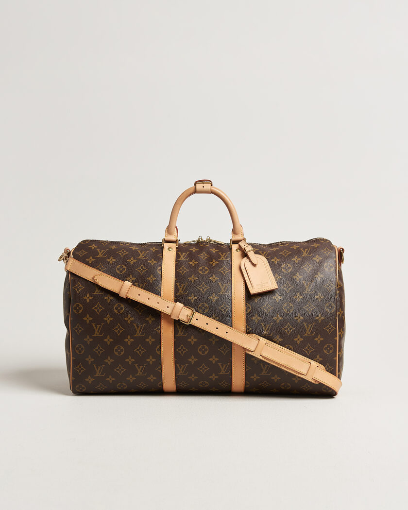 Louis Vuitton Pre-Owned Keepall 50 Bandoulière Monogram – Marrón