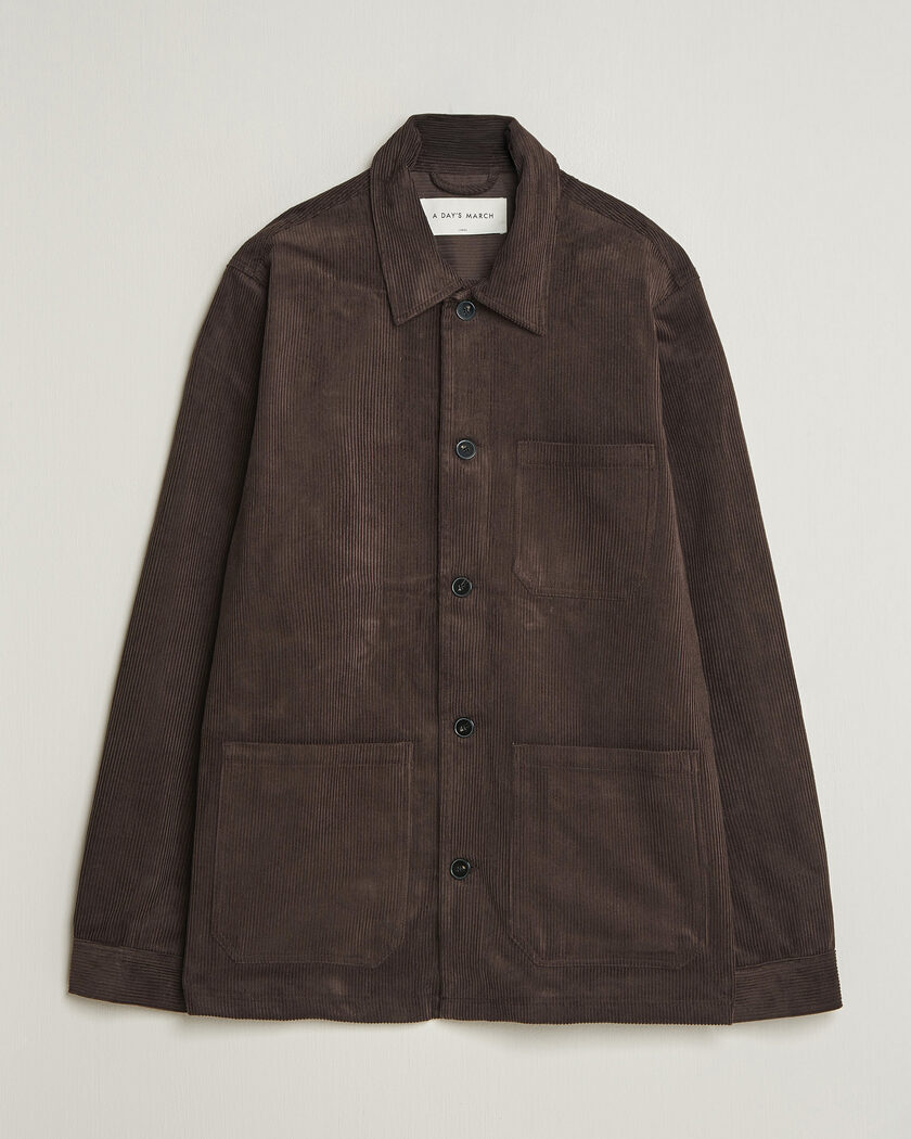 A Day's March Original Corduroy Overshirt  – Marrón
