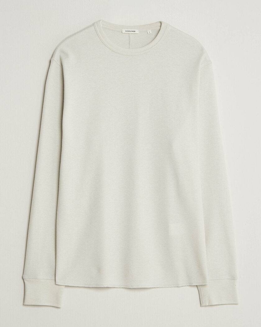 Sunflower Wool Waffle Long Sleeve T-Shirt Kit White – Blanco
