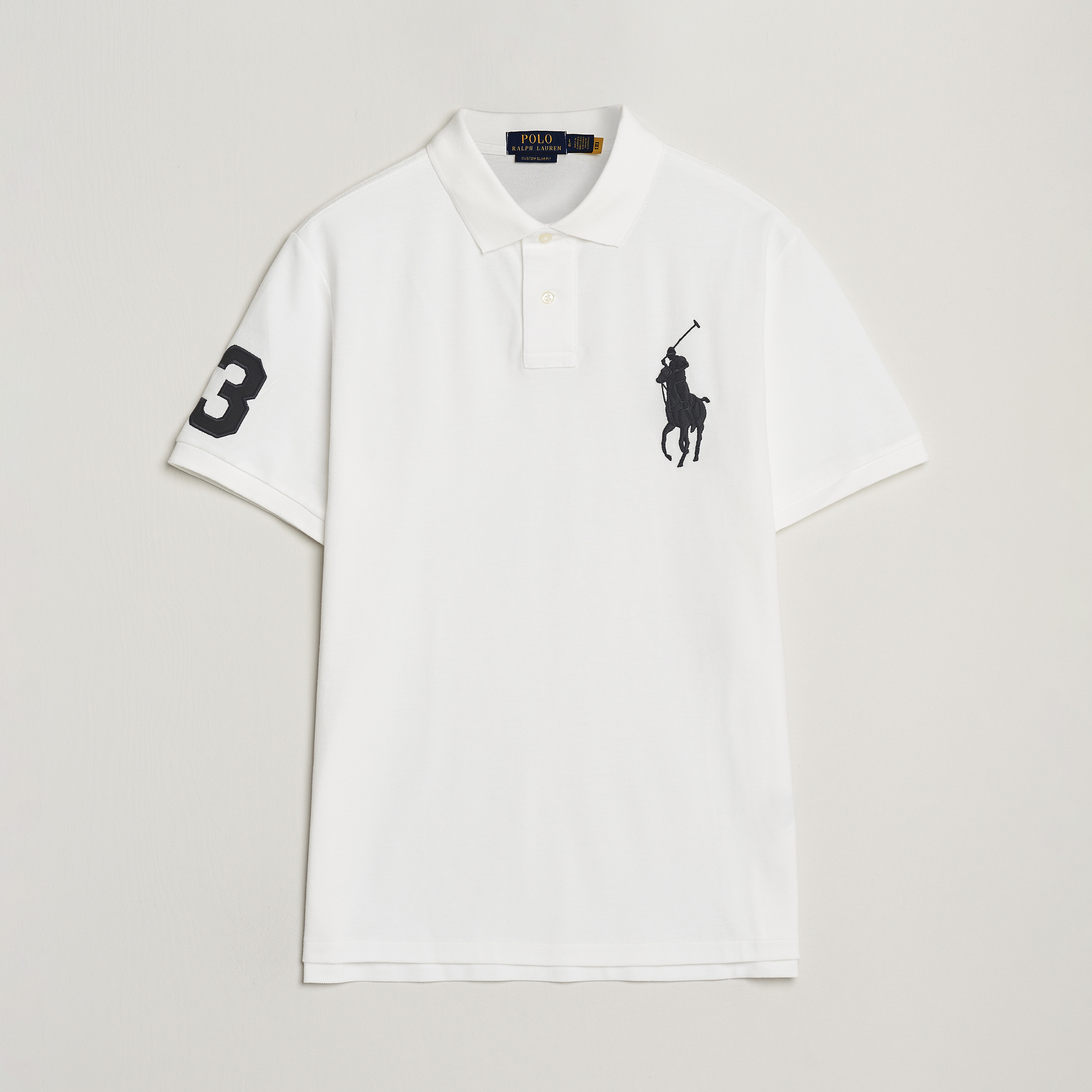 Polo Ralph Lauren Custom Fit Big Pony Polo White en CareOfCarl.es