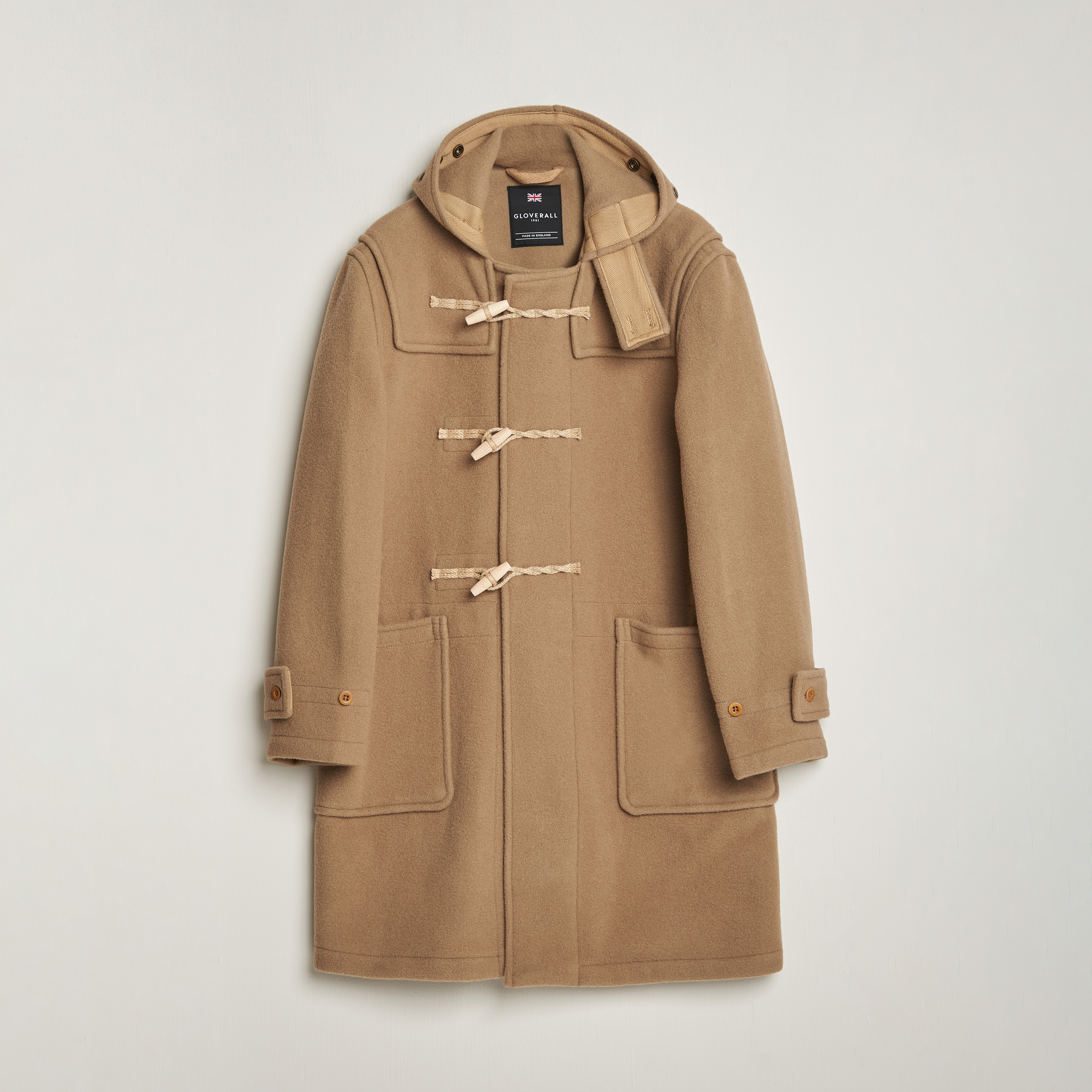 Gloverall 575 Monty Original Duffle Coat Camel en CareOfCarl.es