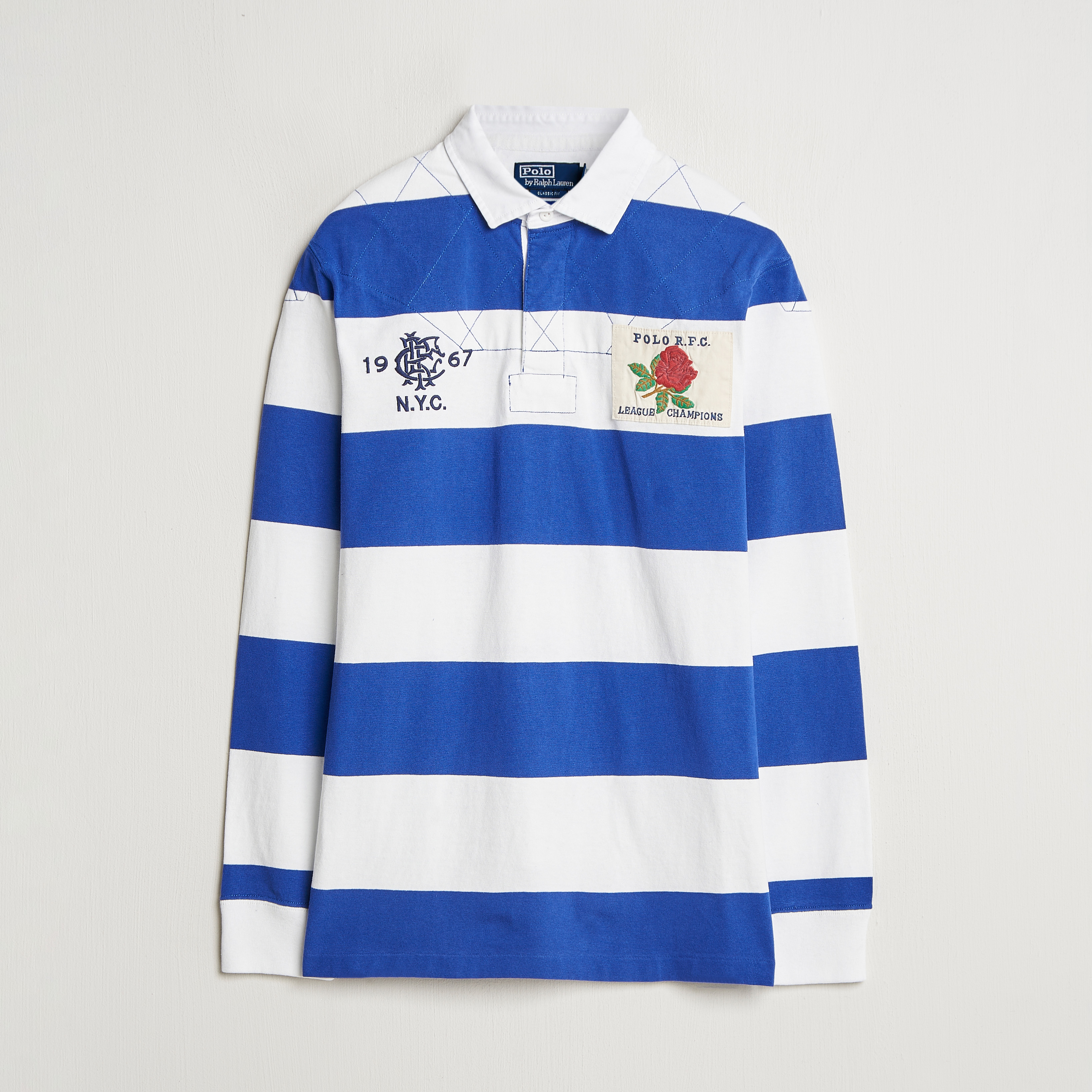 La Rugby Patch Polo Ralph Lauren Rugby Patch Deckwash White/Active Blue en CareOfCarl.es